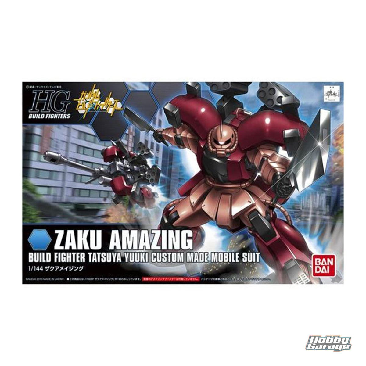 Bandai 1/144 HGBF #02 Zaku Amazing "Gundam Build Fighters" Plastic Model Kit BAS2221154