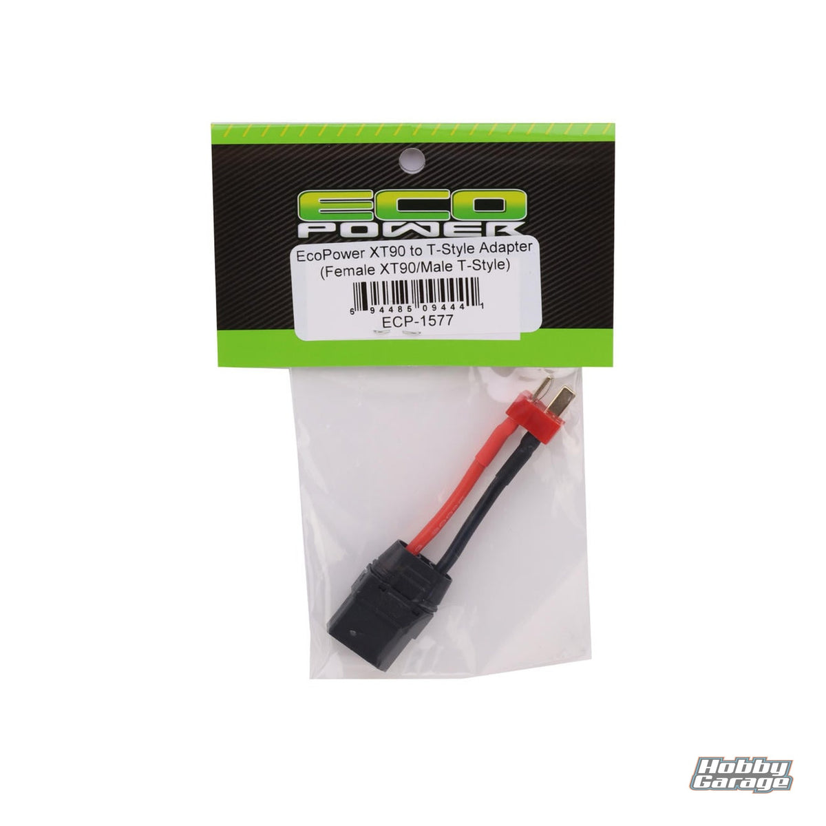 EcoPower XT90 to T-Style Adapter (Female XT90/Male T-Style) ECP-1577