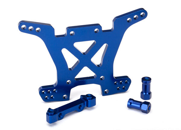 Traxxas Blue Aluminum Rear Shock Tower & Hardware TRA6838X