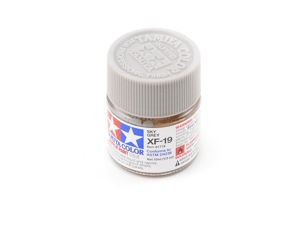 Tamiya Acrylic Mini XF-19 Sky Gray Paint TAM81719