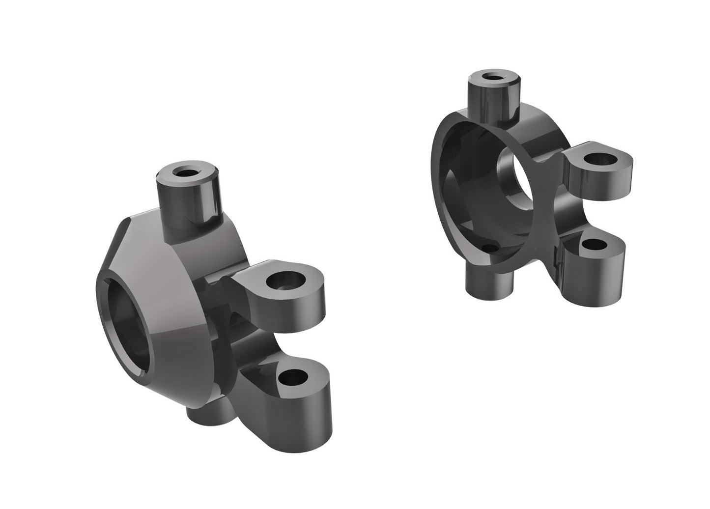 Traxxas Gray Aluminum Caster Blocks (L&R) TRA9737-GRAY