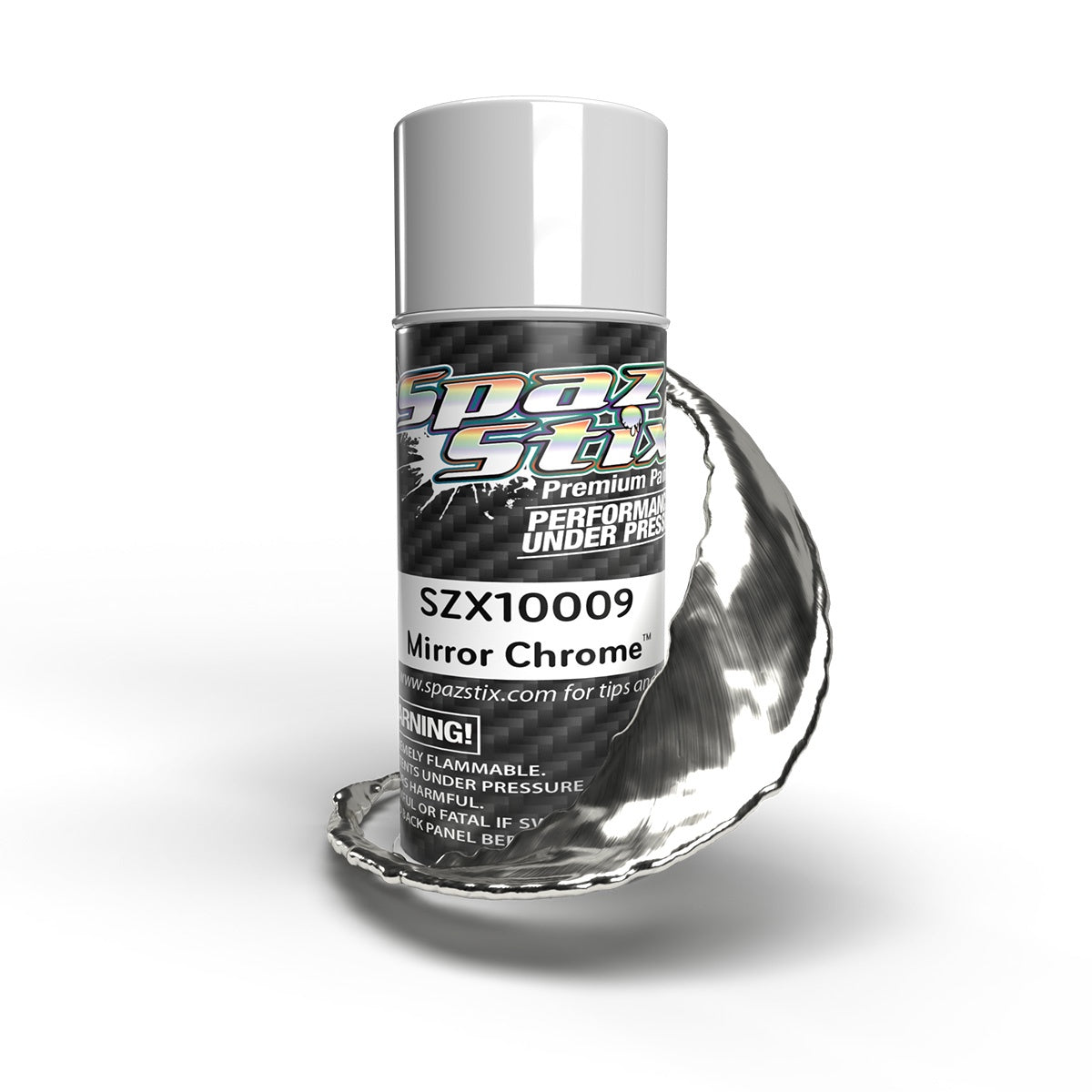 Spaz Stix Ultimate Mirror Chrome Aerosol Paint, 3.5oz Can SZX10009