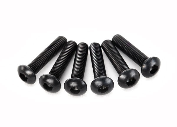 Traxxas Button-head Machine Screws 3x14mm (6) TRA2593