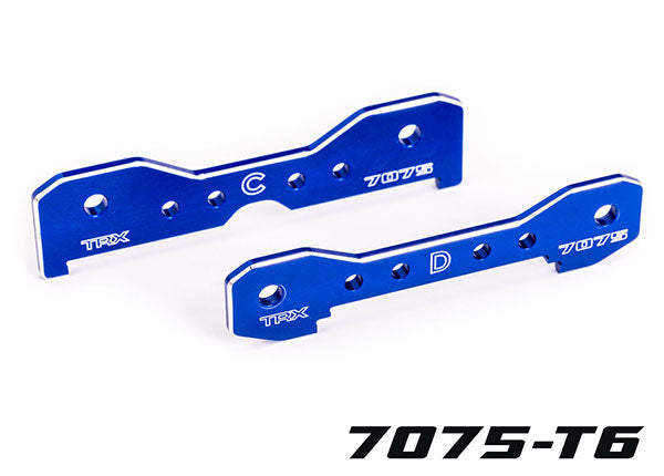 Traxxas Blue 7075-T6 Aluminum Sledge Rear Tie Bars TRA9630