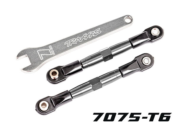 Traxxas Tubes 67mm Gray Aluminum Front Camber Links (2) TRA2444A