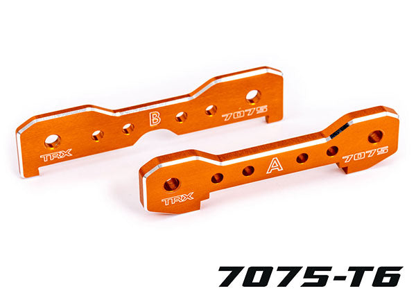Traxxas Orange 7075-T6 Aluminum Sledge Front Tie Bars TRA9629T