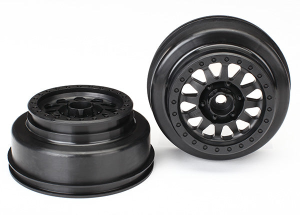 Traxxas Method Black Beadlock-style Wheels (2) TRA8471