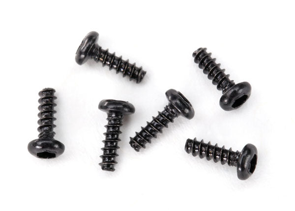 Traxxas Button-head Self-tapping Screws 1.6x5mm (6) TRA6644
