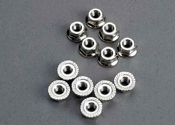 Traxxas 3mm Flanged Nuts (12) TRA2744