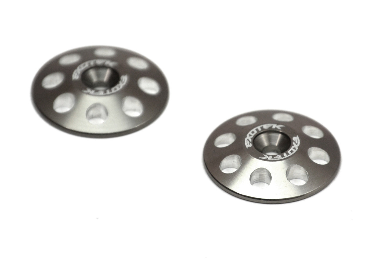 Exotek 22mm 1/8 Xl Aluminum Wing Buttons (2) (Gun Metal) EXO1665GUN