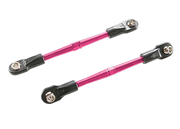 Traxxas 59mm Pink Aluminum Toe Links (2) TRA3139P
