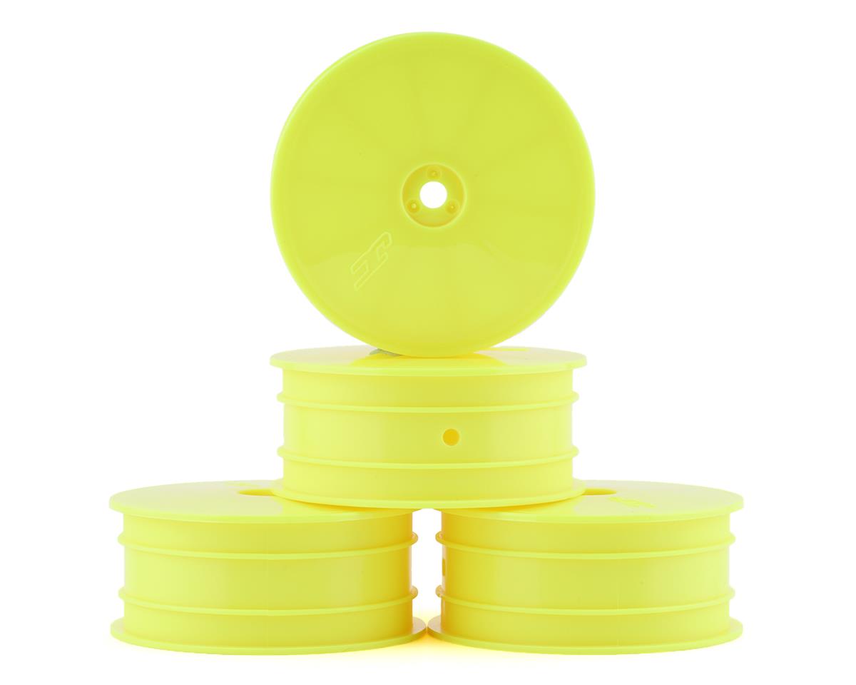 JConcepts 12mm Hex Mono 2.2 4WD Front Buggy Wheels (4) (Yellow) JCO3353Y