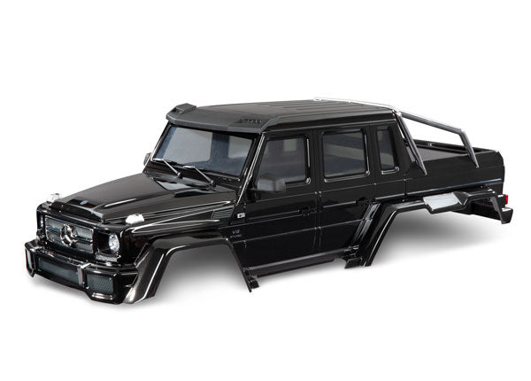 Traxxas TRX-4 Mercedes-benz G 63 Amg 6x6 Black Clipless Body TRA9129-BLK