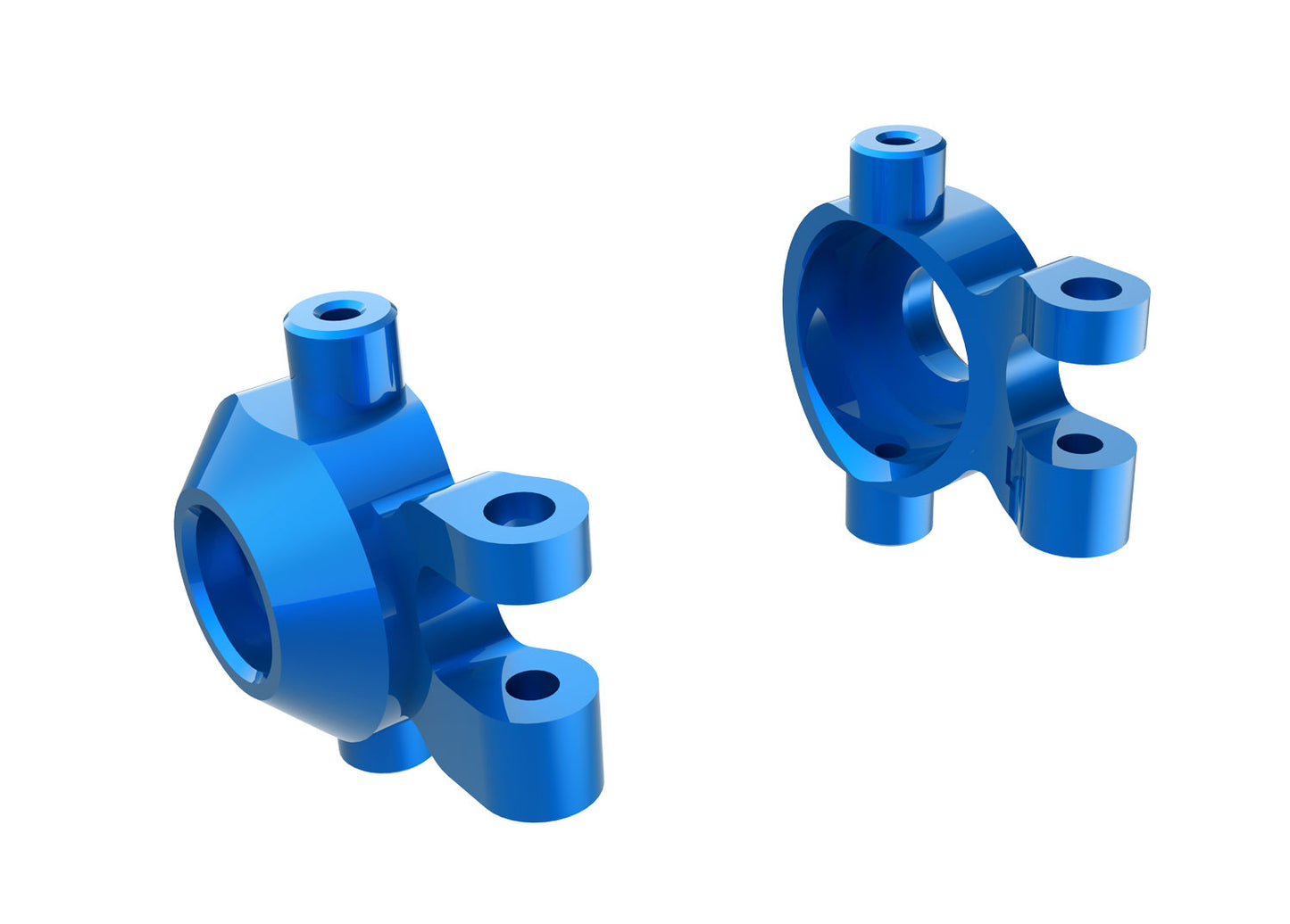 Traxxas Blue Aluminum Caster Blocks (L&R) TRA9737-BLUE