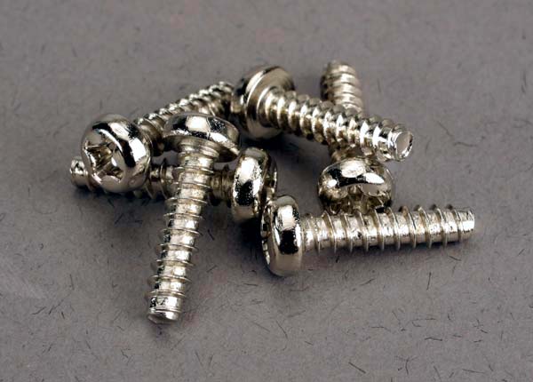 Traxxas Round-head Self-tapping Screws 3x12mm (6) TRA2676