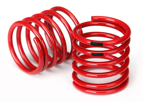 Traxxas Short Red Ultra Shock Springs (2) (4.4-rate) TRA8364