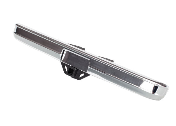 Traxxas Chrome Rear Bumper w/ Mount & Screws TRA8136
