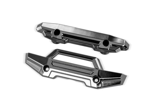 Traxxas Black Chrome Front & Rear Bumper TRA10735-BLKCR