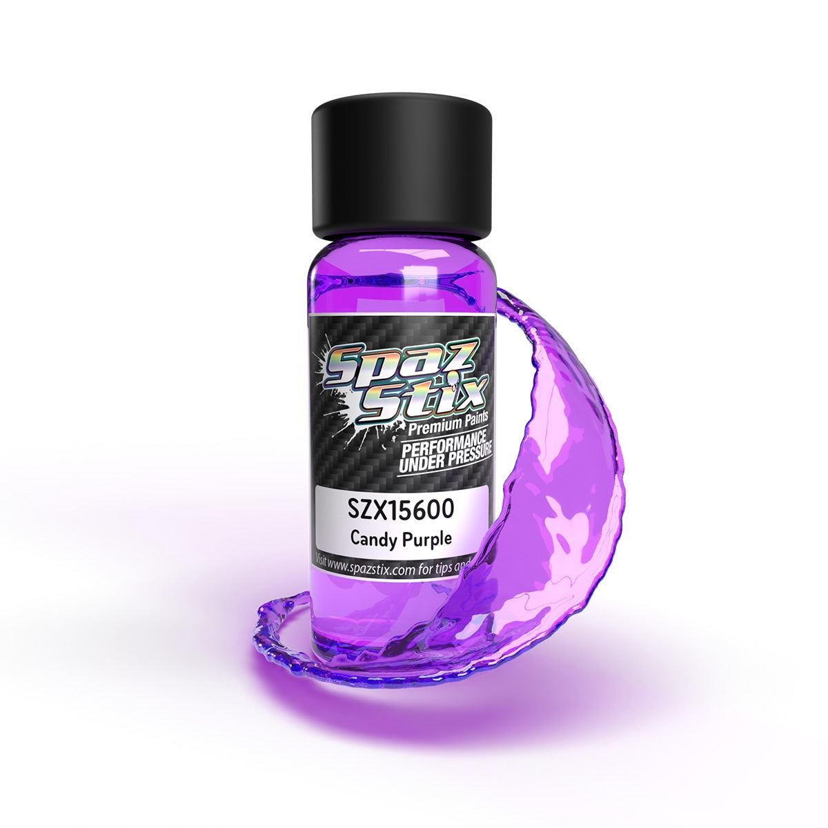 Spaz Stix Candy Purple Airbrush Paint 2OZ SZX15600
