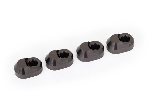 Traxxas Gray Aluminum Suspension Pin Retainers (4) TRA7743-GRAY