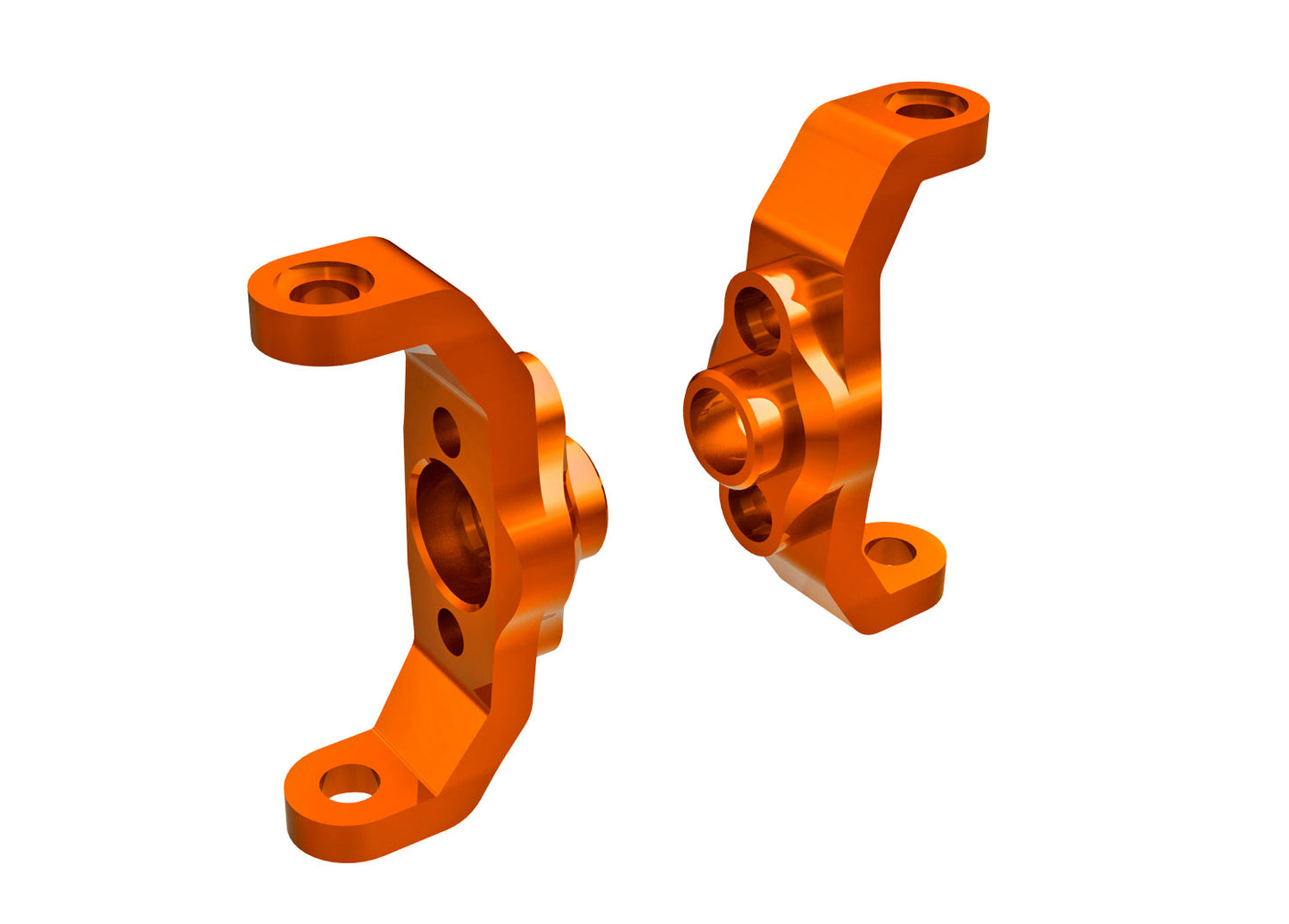 Traxxas Orange Aluminum Caster Blocks (L&R) TRA9733-ORNG