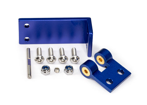 Traxxas Blue Aluminum Rudder Mount w/ Hardware TRA10639