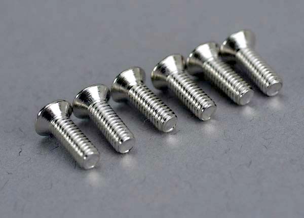 Traxxas Countersunk Machine Screws 2.6x8mm (6) TRA5169