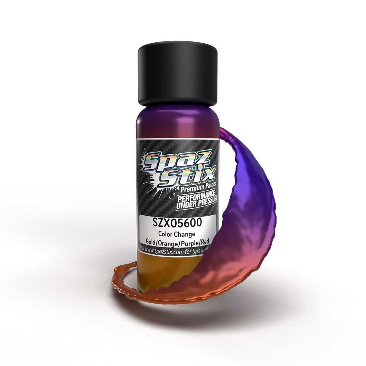 Spaz Stix Color Changing Paint Gold/ Orange/ Purple/ Red 2OZ SZX05600