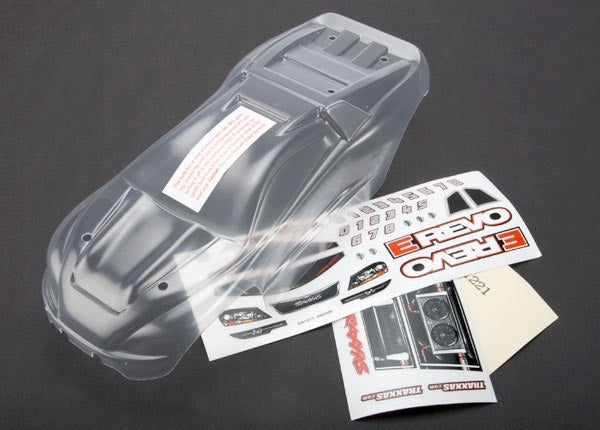 Traxxas 1/16 E-revo Clear Body TRA7111