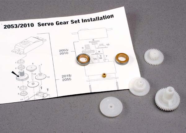 Traxxas Gear Set for 2018 Servos TRA2010
