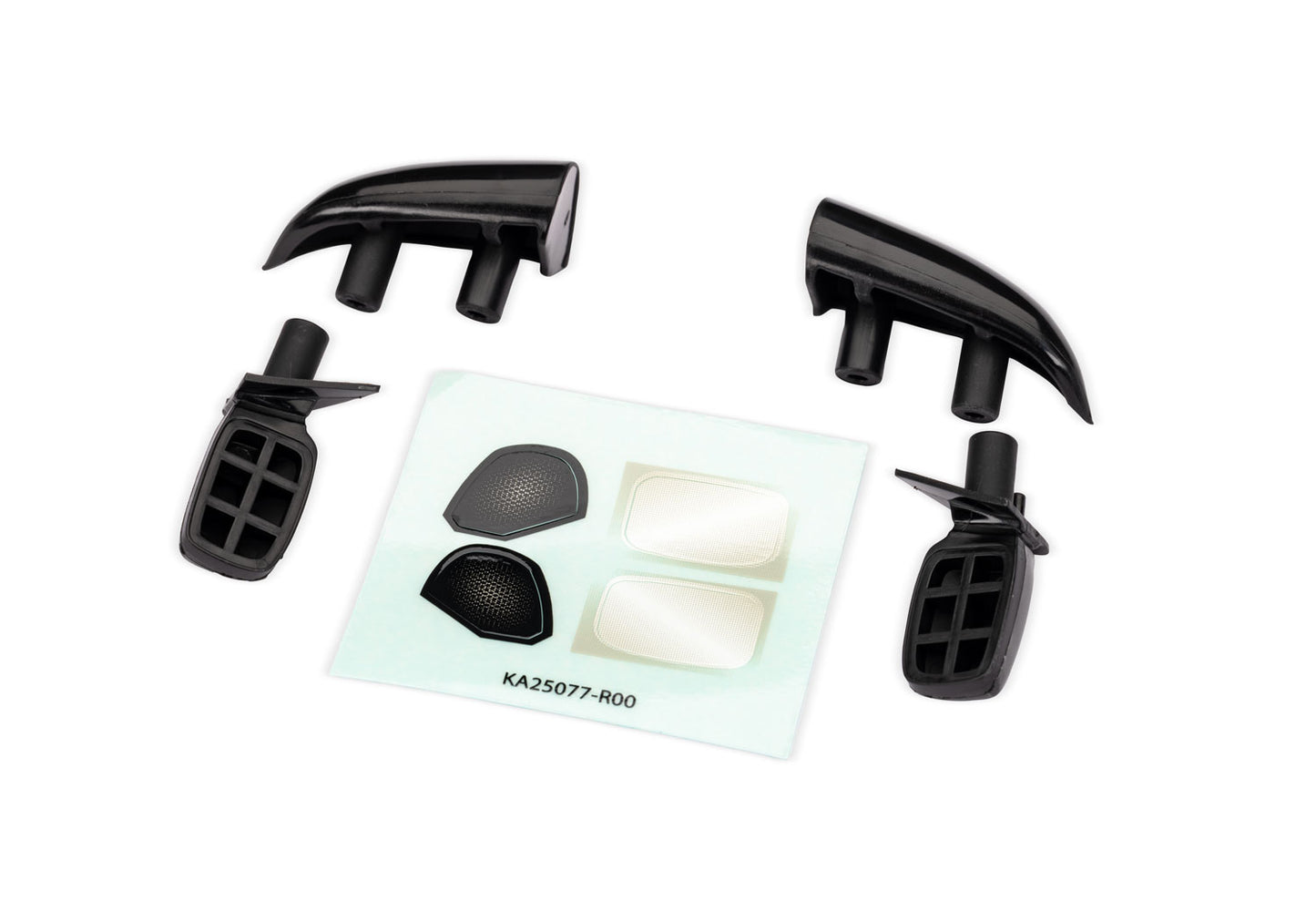 Traxxas Side Mirrors & Roof Intakes TRA10818-BLK