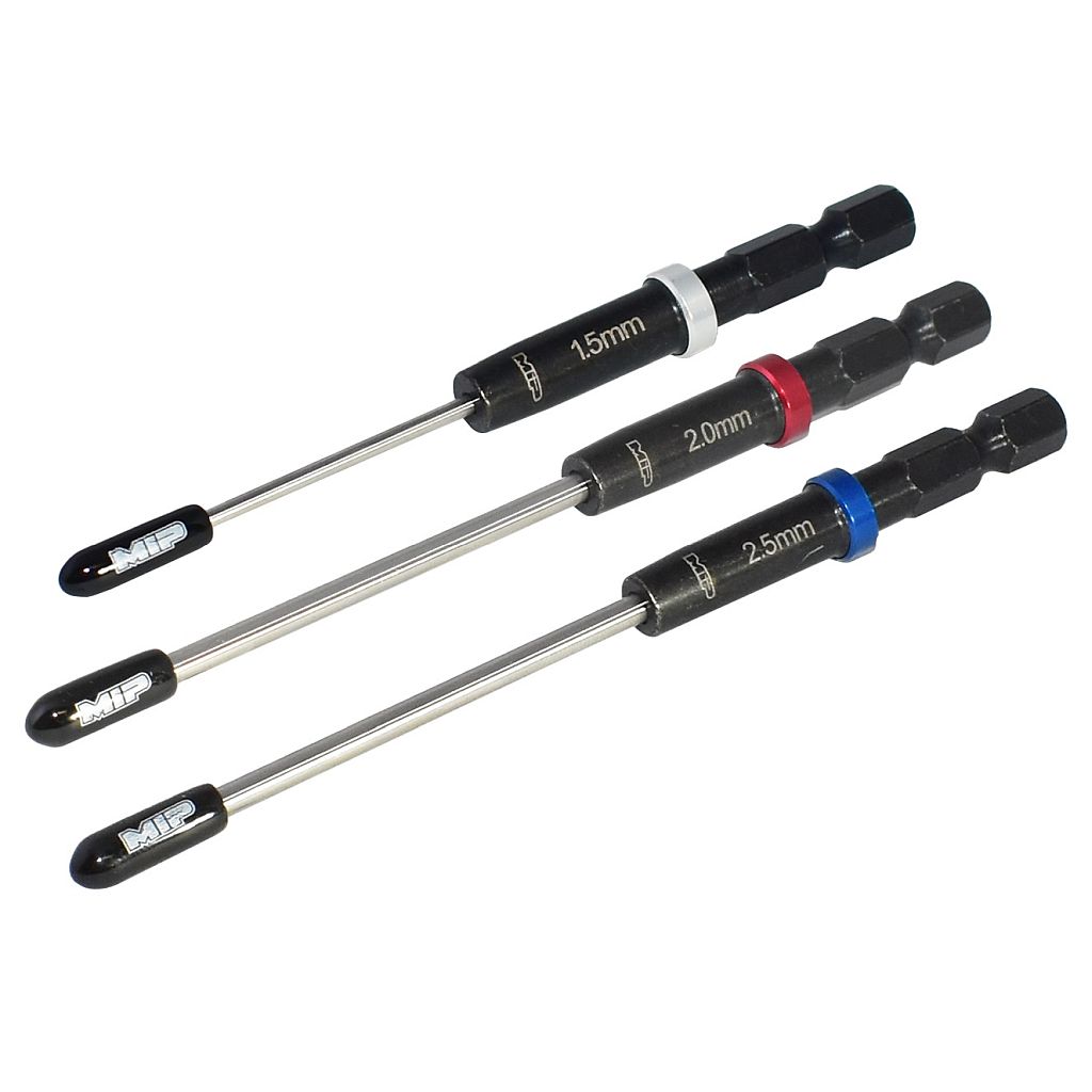 MIP Speed Tip? Hex Driver Wrench Set Gen 2, Metric (3), 1.5mm, 2.0mm, & 2.5mm MIP9612