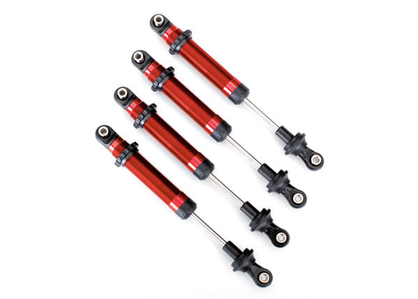 Traxxas Long Red Aluminum Gts Shocks (4) TRA8160R