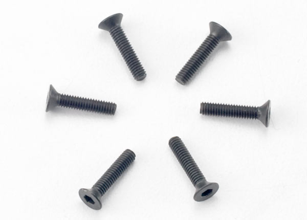 Traxxas Countersunk Machine Screws 2.5x12mm (6) TRA2526