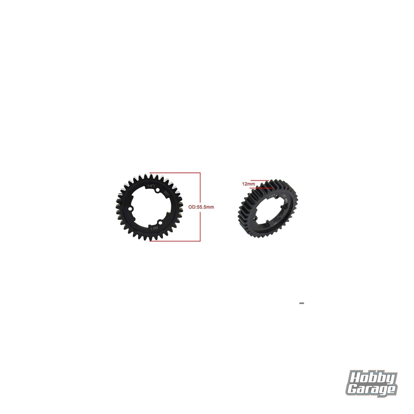 Hot Racing MOD 1.5 Steel Spur Gear for Traxxas XRT/X-Maxx/XO-1 (35T) HRASXMX35M15