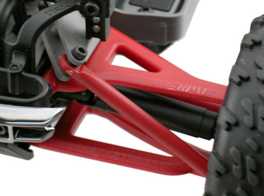 RPM Front Upper & Lower A-arm Set (1/16 E-revo) (Red) RPM80699