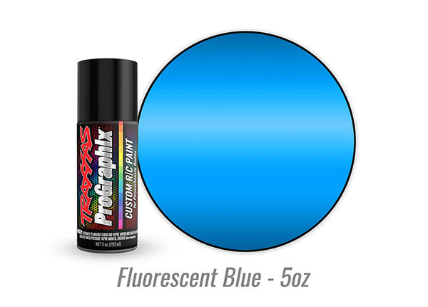 Traxxas Fluorescent Blue Prographix Spray Paint (5oz) TRA5064
