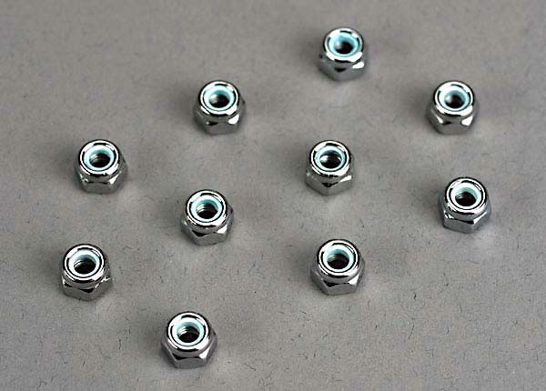 Traxxas 4mm Nylon Lock Nuts (10) TRA1747