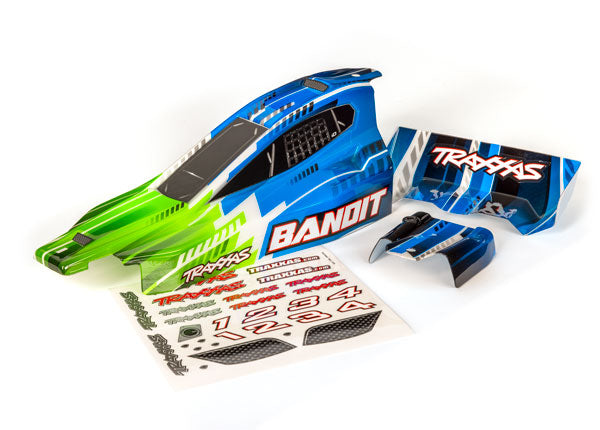 Traxxas Bandit Green Body w/ Wing TRA2450X