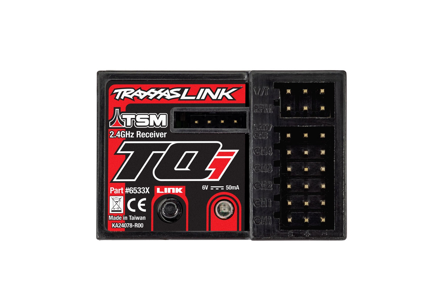 Traxxas Tqi Receiver 5ch Telemetry 2.4 TRA6533X