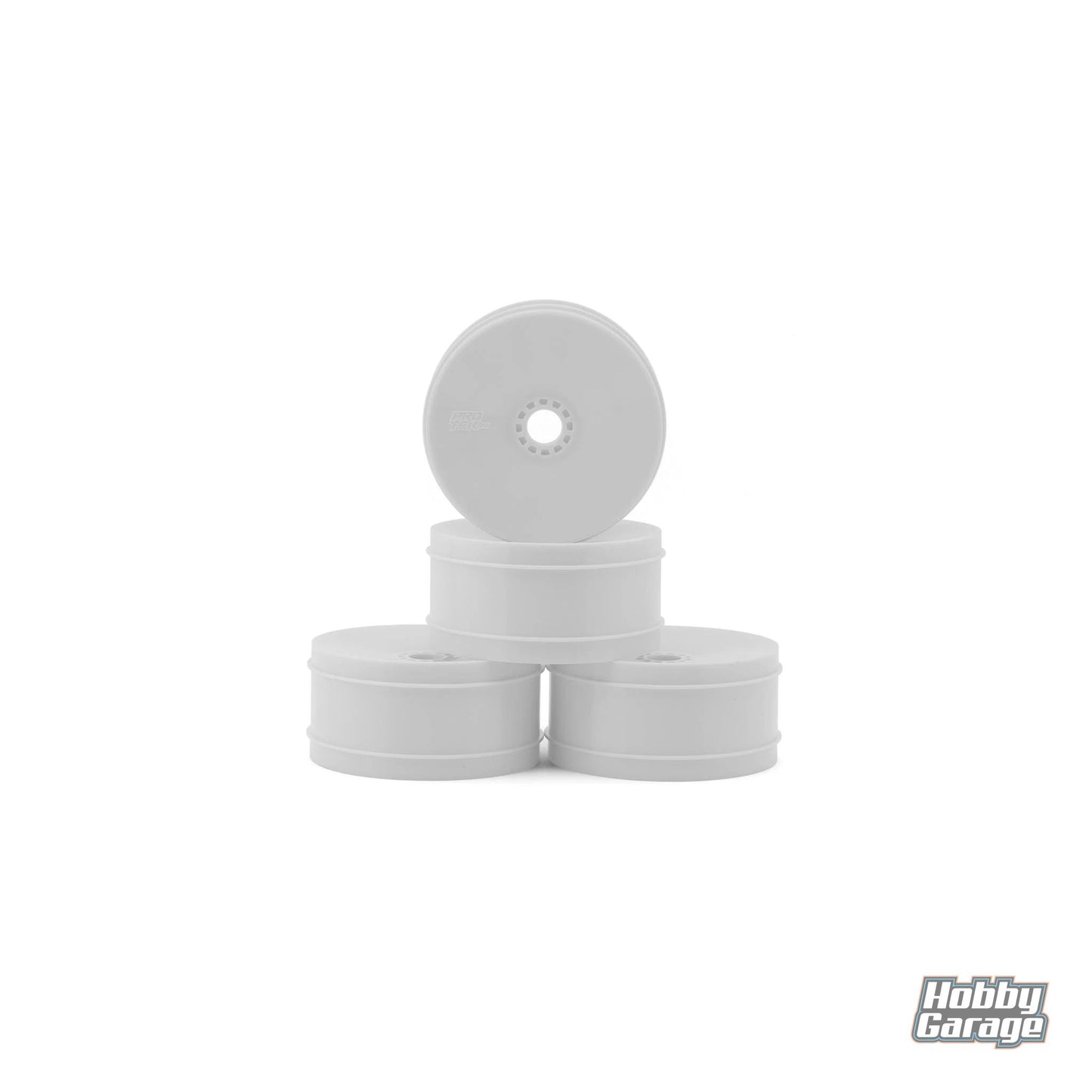 ProTek RC 83mm Concave 1/8 Buggy Wheels (White) (4) PTK-2750
