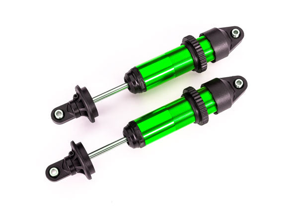 Traxxas Green Aluminum Medium Gtx Shocks (2) TRA7861G