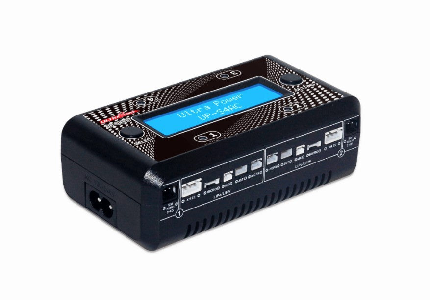 Ultra Power Technology UPTUPS4AC UP-S4AC 2S Lipo / Lihv Four Channel AC/dc Charger Features: AC/dc UPTUPS4AC