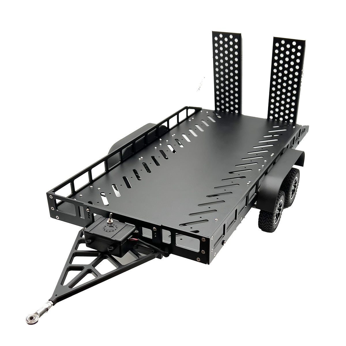 Bold R/c 1/10 Scale Full Metal Black Trailer w/ LED Lights BOL5000
