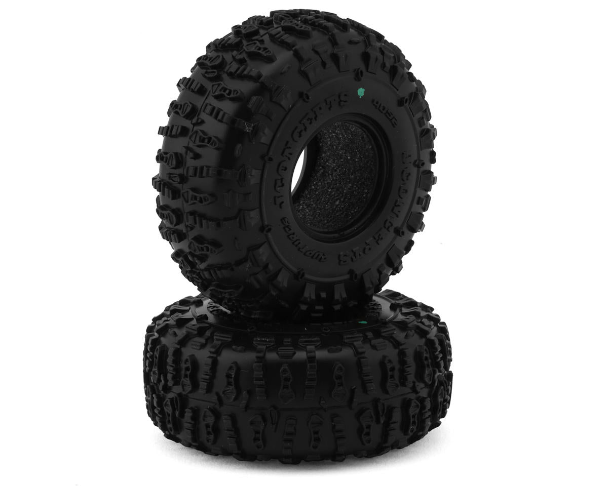 JConcepts Ruptures 1.0" Micro Crawler Tires (63mm Od) (2) (Green) JCO4052-02