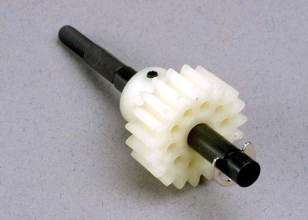 Traxxas 19-tooth Single-speed Transmission Drive Gear & Shaft TRA5192