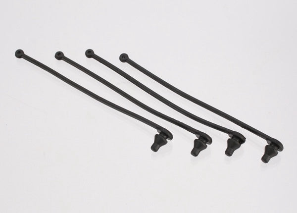 Traxxas Black Body Clip Retainers (4) TRA5750