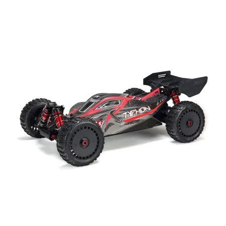 ARRMA Body Painted w/ Decals Typhon 6S, Black/Red ARA406120