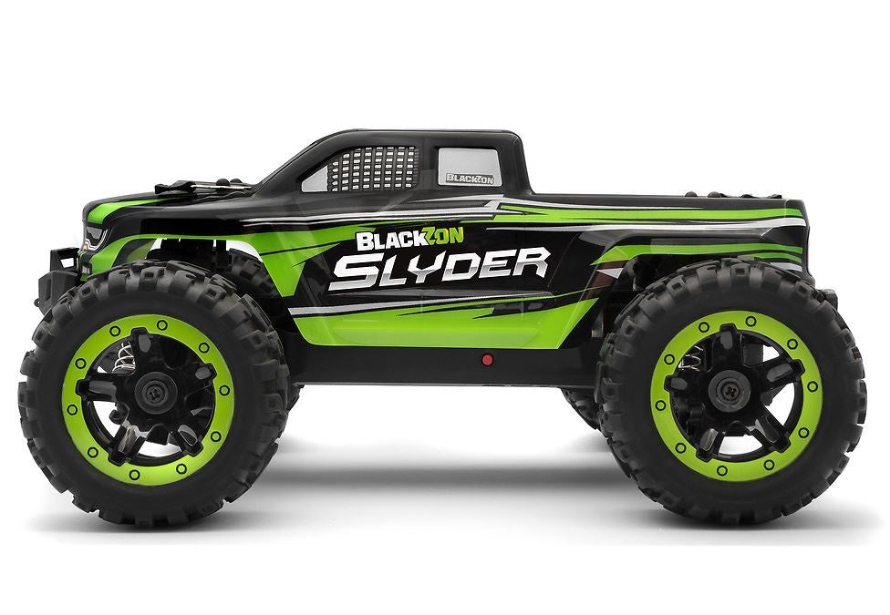 BlackZon Slyder MT 1/16th RTR 4WD Electric Monster Truck - RTR - Green BZN540100