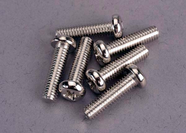 Traxxas Round-head Machine Screws 4x15mm (6) TRA2573